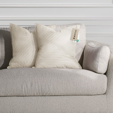  RESTILO díszpárnahuzat SOFTA szín bézsszínű dombornyomott stílus glamour anyag mikroszálas 45x45 lakástextília