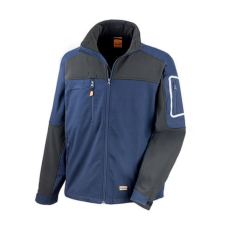 Result Uniszex Kabát Hosszú ujjú Result Work-Guard Sabre Stretch Jacket -XL, Sötétkék/Fekete