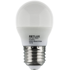 RETLUX RLL 266 G45 E27 mini gömb izzó 6W kifutó izzó