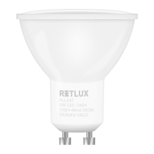 RETLUX RLL 447 LED Spot izzó 6W 510lm 3000K GU10 - Meleg fehér (RLL 447) izzó
