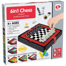 ReToys 6IN1 társasjáték szett  Ajánlott 6-14 éves korig unisex (76684) társasjáték