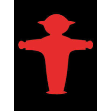  RETRO Ampelmann Red - Hűtőmágnes hűtőmágnes