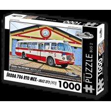 RETRO-AUTA puzzle Škoda 706 RTO MEX puzzle, kirakós