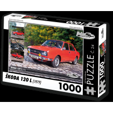  Retro autó puzzle Škoda 120 L 1979 puzzle, kirakós