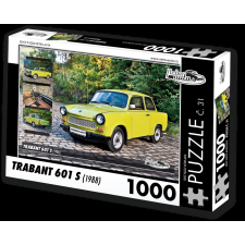 Retro autó puzzle Trabant 601 S (1988) puzzle, kirakós