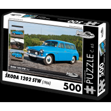 Retro autók puzzle - Škoda 1202 STW (1966) 500 darab puzzle, kirakós