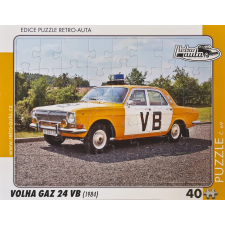  Retro autók puzzle Volha GAZ 24 VB (1984) puzzle, kirakós
