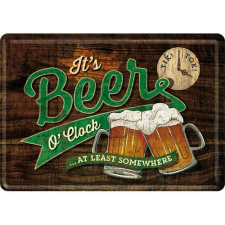  RETRO Beer&amp;#039;O Clock Üdvözlőkártya party kellék