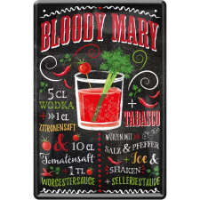  RETRO Bloody Mary Cocktail - Fémtábla dekoráció