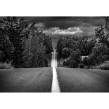 Retro-Gift Road 1 - Retro-Gift Nagy táblakép 39 cm x 27 cm grafika, keretezett kép