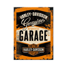 RETRO Harley Davidson Garage - Hűtőmágnes hűtőmágnes