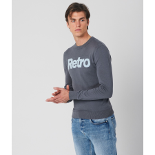 RETRO JEANS férfi pulóver ANDREX 13Z004-U19GREY férfi pulóver, kardigán