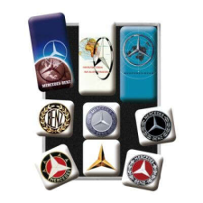 RETRO Mercedes-Benz - Mágnes szett hűtőmágnes
