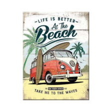  RETRO Volkswagen – VW Bulli T1 – At the Beach - Hűtőmágnes hűtőmágnes