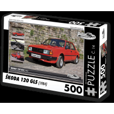 Retroautók puzzle Škoda 120 GLS (1984) 500 darabos puzzle, kirakós