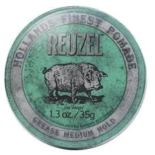 Reuzel Green Pomade Közepesen fixáló hajpomádé 35 g hajformázó