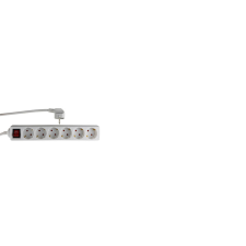 REV 512360555 250V Elosztó 6 aljzatos 1.4m - Fehér hosszabbító, elosztó