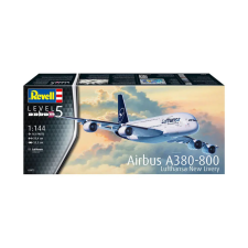 Revell Airbus A380-800 Lufthansa New Li 1:144 (03872) makett