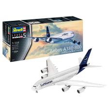 Revell Airbus A380-800 Lufthansa New Livery repülőgép műanyag modell (1:144) (03872) makett