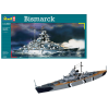 Revell Bismarck 1:1200 hajó makett 05802R