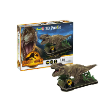  Revell Jurassic World Dominion T-Rex 3D Puzzle (00241) puzzle, kirakós