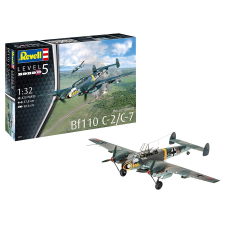 Revell Messerschmitt BF-110-C7 vadászrepülőgép műanyag modell (1:32) makett