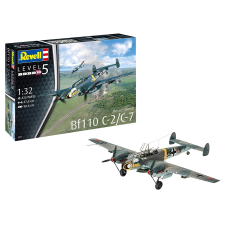 Revell Messerschmitt BF-110-C7 vadászrepülőgép műanyag modell (1:32) (04961) makett
