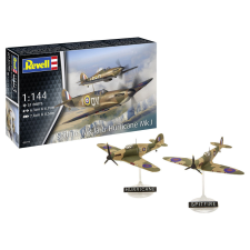  Revell Model Set Spitfire Mk.Ia & Hurricane Mk.I 1:144 (63771) makett