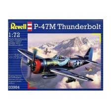 Revell P-47 Thunderbolt vadászrepülőgép műanyag modell (1:72) (03984) helikopter és repülő
