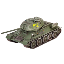 Revell T-34/85 harckocsi műanyag modell (1:72) (MR-3302) autópálya és játékautó