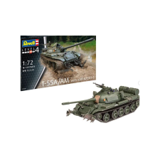 Revell T-55A/AM with KMT-6/EMT-5 makett