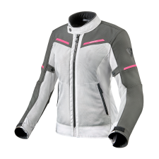 Revit Női motoros kabát Revit Airwave 3 ezüst-rózsaszín motoros kabát