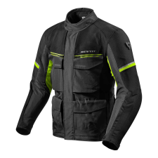 Revit Outback 3 motoros kabát fekete-neon sárga motoros kabát