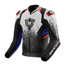 Revit Quantum 2 Pro Air motorkerékpár-kabát fekete-fehér-kék motoros kabát