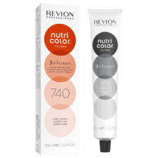 Revlon Nutri Color Creme színező hajpakolás 740 Világos rezes, 100 ml hajfesték, színező