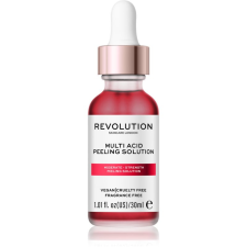 Revolution Skincare AHA + BHA Moderate Multi Acid Peeling Solution gyengéd bőrszérum peeling hatással 30 ml arcszérum