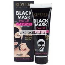 Revuele Black Mask Lehúzható Arcmaszk Aktív Szén+Koenzim 80ml arcpakolás, arcmaszk