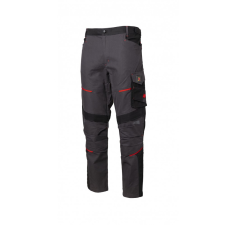 Rewear 144000 PRO Munkavédelmi nadrág (szürke/fekete, 56) Rewear munkaruha