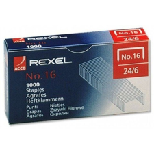 REXEL Tűzőkapocs, 24/6, REXEL "No.16" gemkapocs, tűzőkapocs