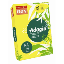 REY Adagio A4 Színes másolópapír (250 lap) - Intenzív sárga (ADAGI160X479 YELLOW) fénymásolópapír