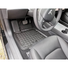 Rezaw fekete gumiszőnyeg Tesla MODEL 3 Sedan 2017-tól (204002) autószőnyeg