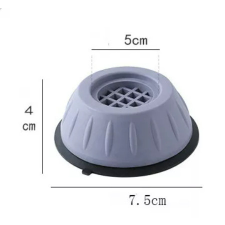  Rezgéscsillapító mosógép talp, szürke beépíthető gépek kiegészítői