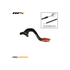 RFX Fékkar RFX Pro standard keményanodizált fekete / narancs KTM 65 egyéb motorkerékpár alkatrész