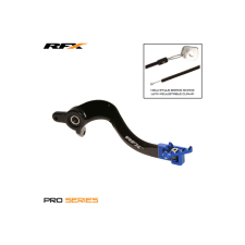 RFX Fékpedál RFX Pro összecsukható fekete / kék Husqvarna 2014 - 2015 egyéb motorkerékpár alkatrész