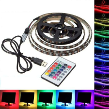 RGB öntapadós led szalag távirányítóval 3/5 méteres - világítási kellék