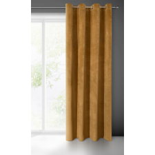  Ria bársony sötétítő függöny Mézsárga 140x250 cm lakástextília