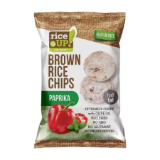RICE UP BARNA RIZS CHIPS PAPRIKÁS 60G előétel és snack