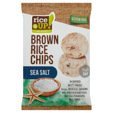 Rice Up barna rizs chips tengeri sós ízű 60 g csokoládé és édesség