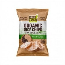 Rice Up bio chia&amp;quinoa chips 25 g 25 g alapvető élelmiszer