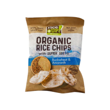 Rice Up bio hajdina&amp;amaránt chips 25 g 25 g alapvető élelmiszer